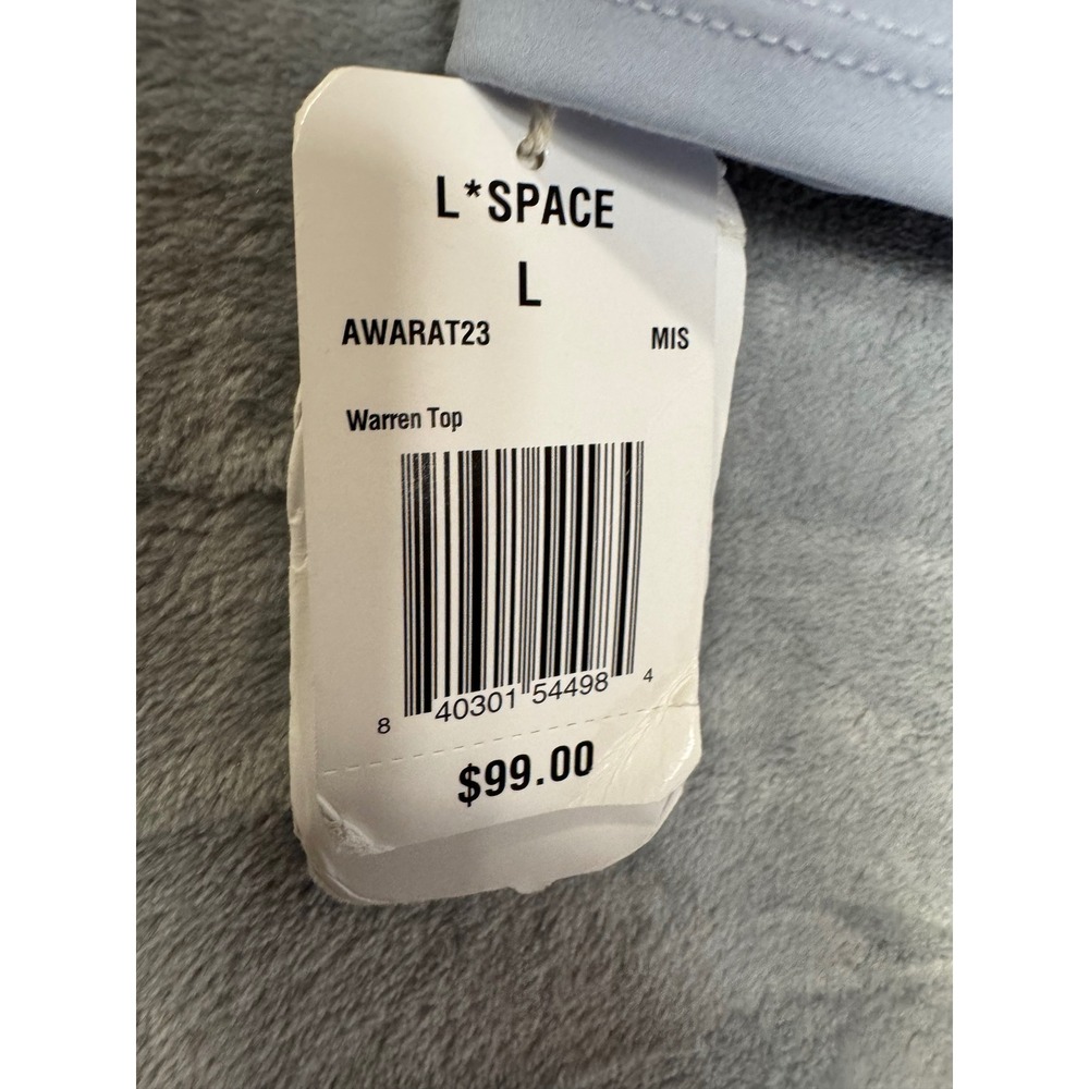 L*Space Active Warren Top and Riggs Skort Set Light Blue Tennis Golf Outfit NWT - Picture 10 of 16